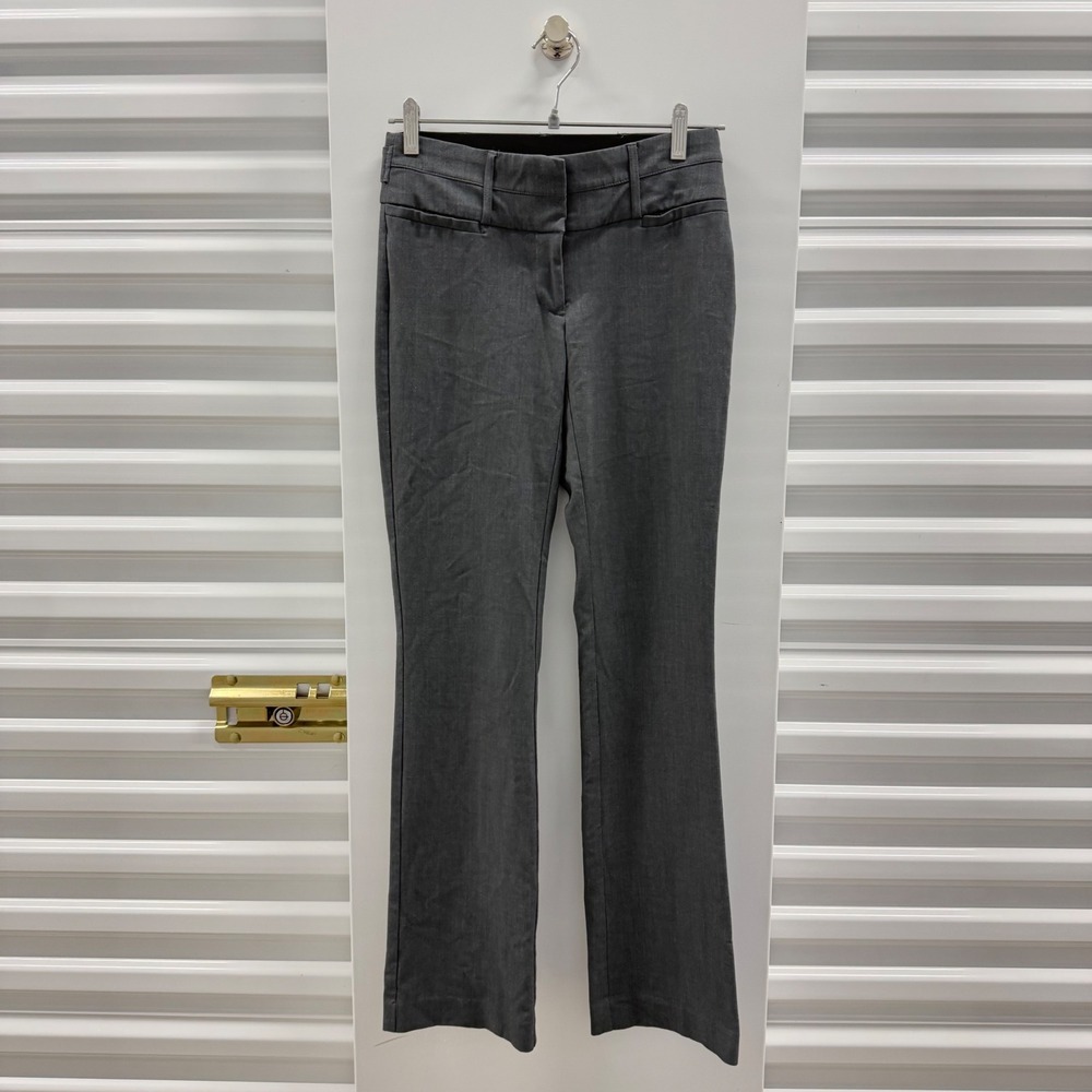 Hollywould Gray Mid Rise Bootcut Dress Pants Size 1 Workwear Professional Flare